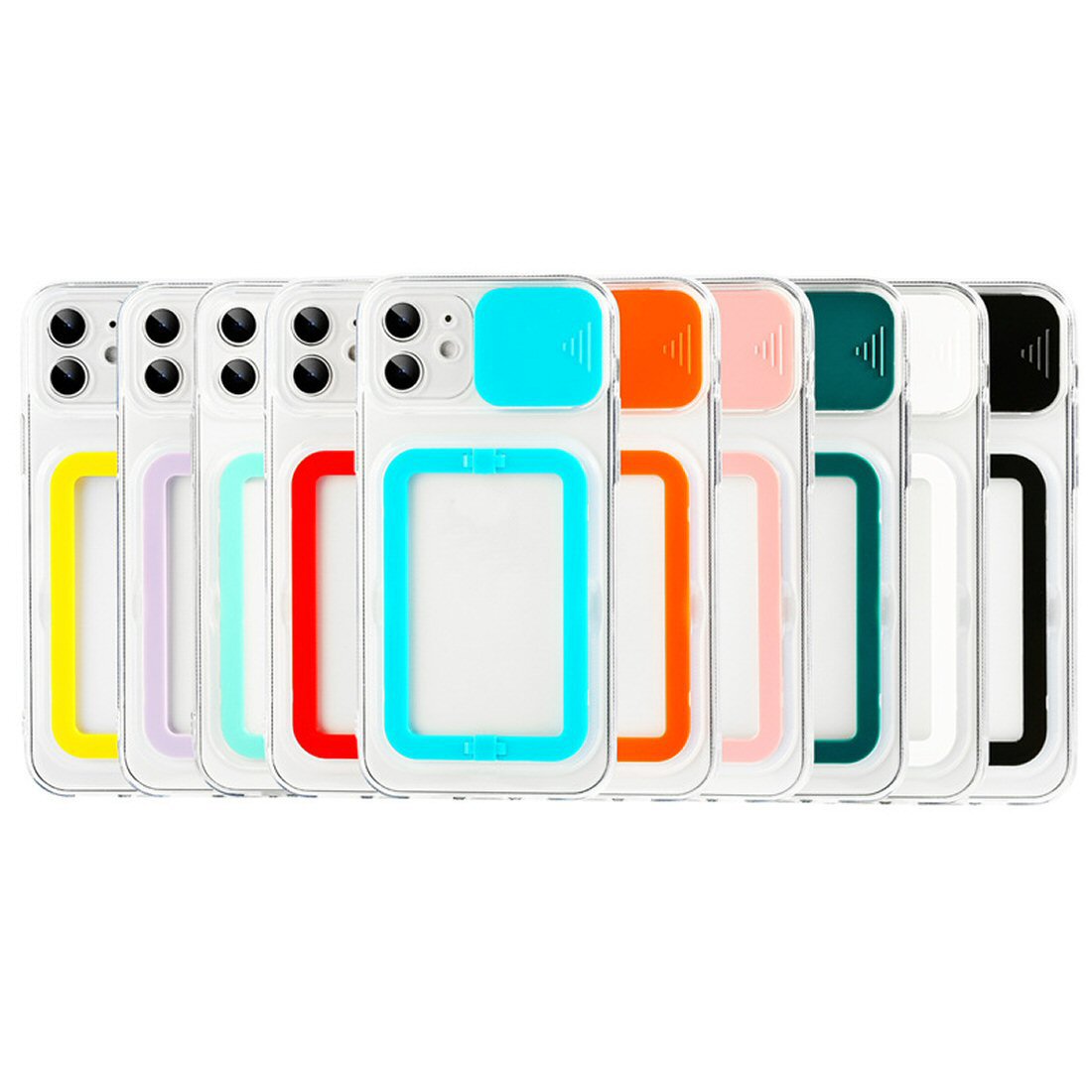 Case For iPhone 13 Pro Max in Lilic With Camera Lens Protection Square Stand Case Cover FoneFunShop   