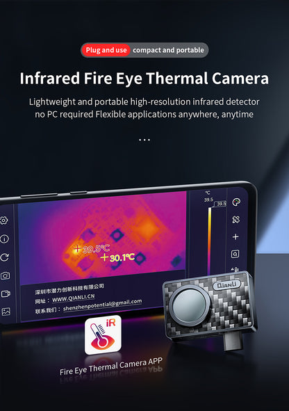 Thermal Imaging Camera QianLi Infrared Fire Eye Type C Android For Board Repair Camera FoneFunShop   