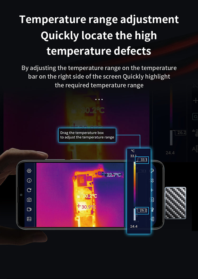 Thermal Imaging Camera QianLi Infrared Fire Eye Type C Android For Board Repair Camera FoneFunShop   