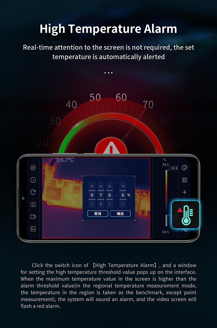 Thermal Imaging Camera QianLi Infrared Fire Eye Type C Android For Board Repair Camera FoneFunShop   