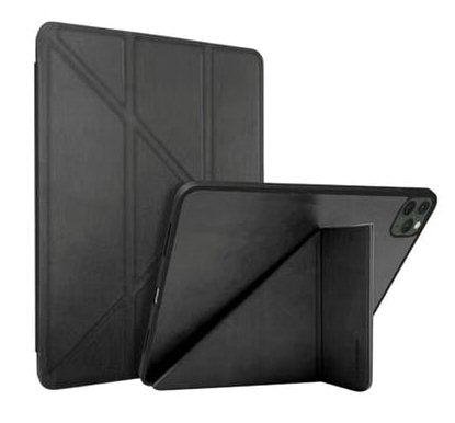 Stand Case For iPad Pro 11 Inch Caasso Black Multi Angle Auto Sleep Wake Case Cover FoneFunShop   