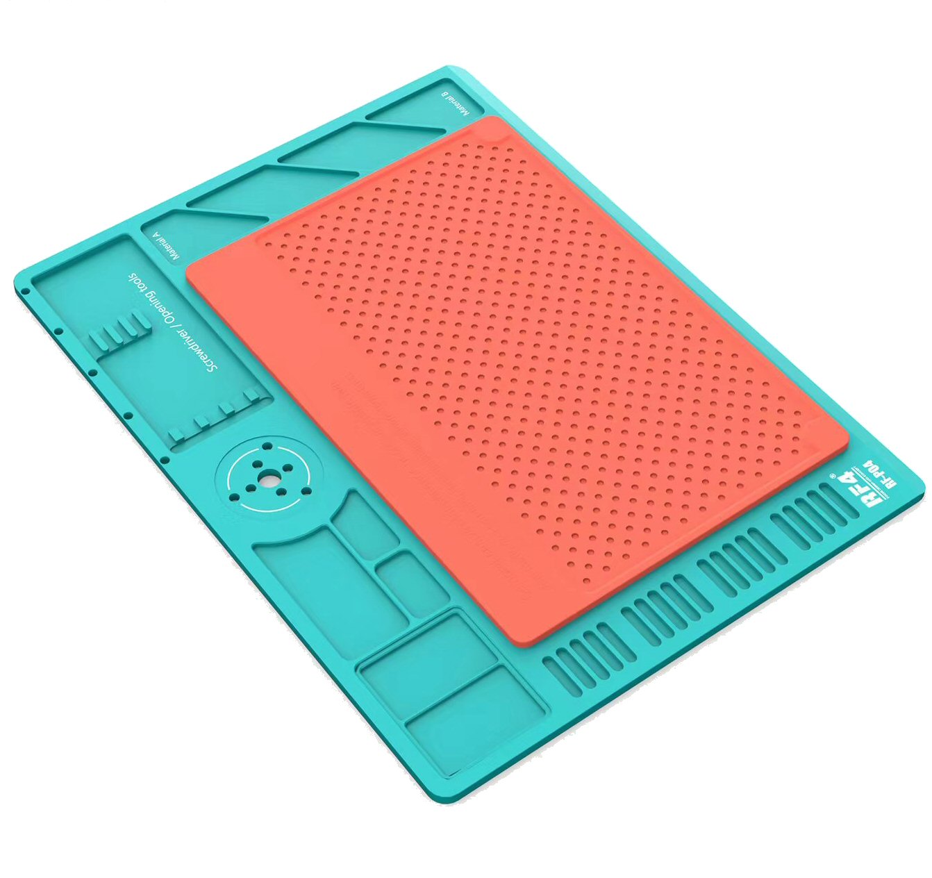 Alloy Microscope Stand Base With Heat Insulation Silicone Pad Repair Station RF4  FoneFunShop   