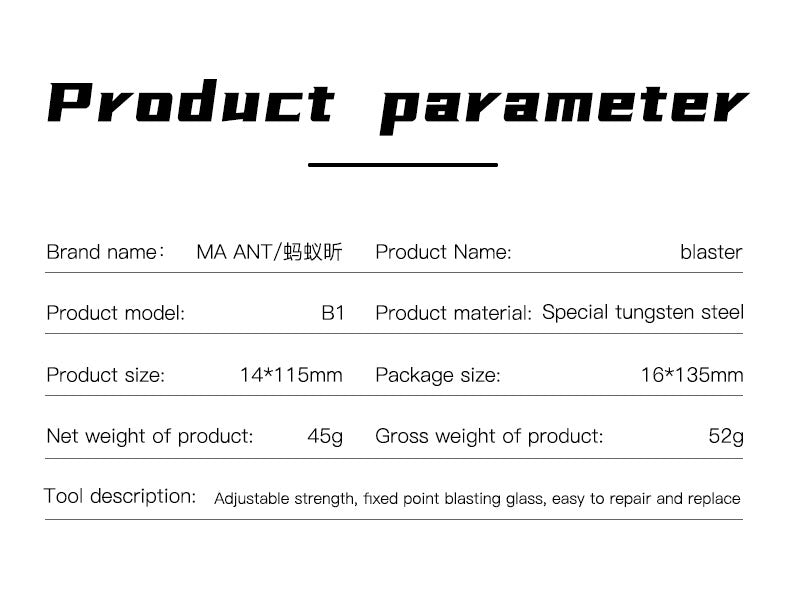 Tool For Back Glass Removal Damaged MaAnt B1 Blaster Precision Punch from Phone Tool FoneFunShop   