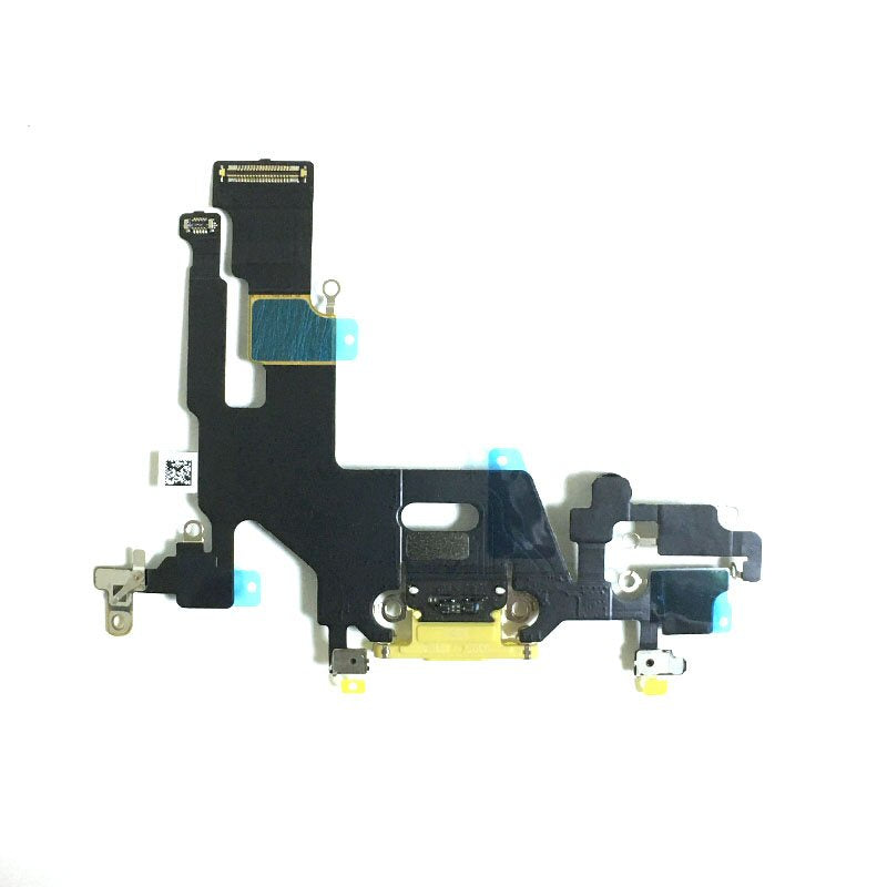 Charging Port For iPhone 11 Yellow Flex Charging Port FoneFunShop   