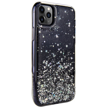 Case For iPhone 11 Pro Max Switcheasy Black Starfield Quicksand Style Case Cover FoneFunShop   