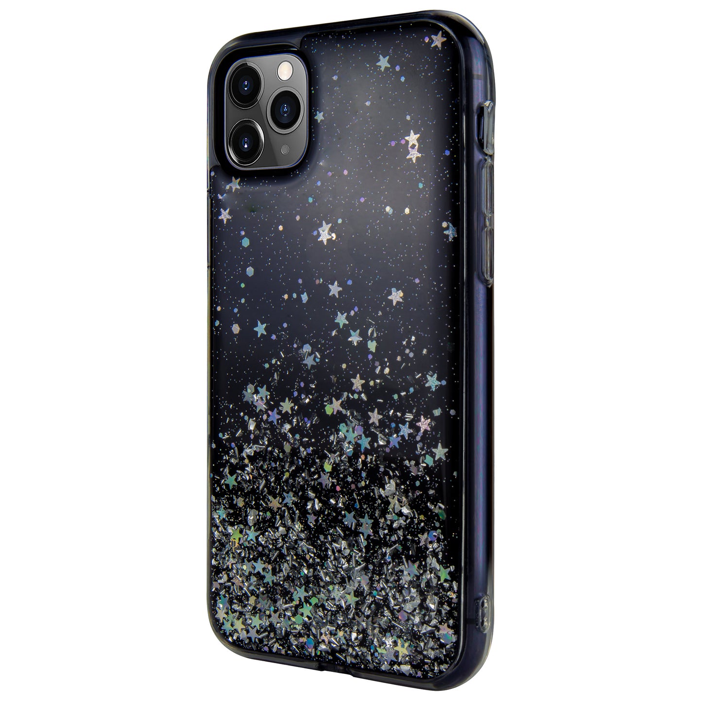 Case For iPhone 11 Pro Max Switcheasy Black Starfield Quicksand Style Case Cover FoneFunShop   