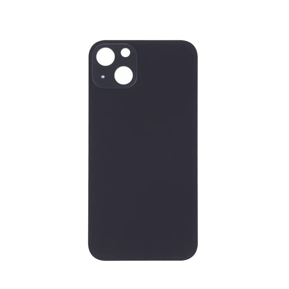 Glass Back For iPhone 13 Plain In Black Glass Back FoneFunShop   