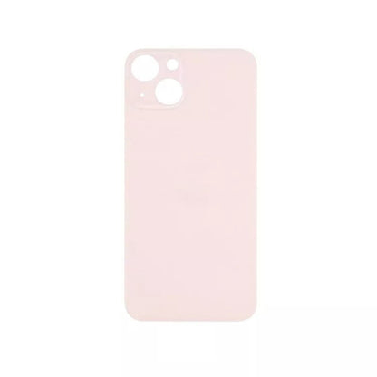 Glass Back For iPhone 13 Mini Plain In Pink Glass Back FoneFunShop   