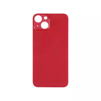 Glass Back For iPhone 13 Plain In Red Glass Back FoneFunShop   