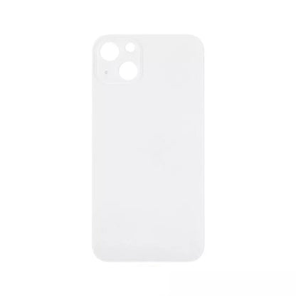 Glass Back For iPhone 13 Mini Plain In White Glass Back FoneFunShop   