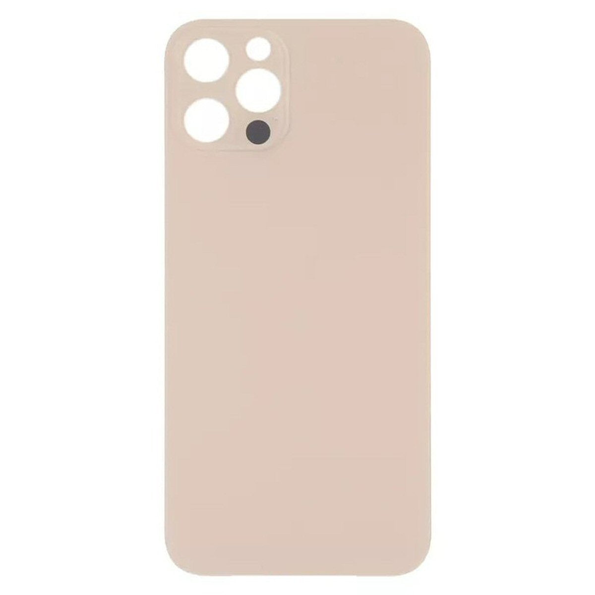 Glass Back For iPhone 13 Pro Max Plain in Gold Glass Back FoneFunShop   