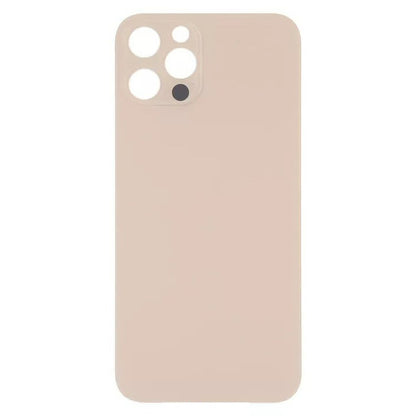 Glass Back For iPhone 13 Pro Max Plain in Gold Glass Back FoneFunShop   