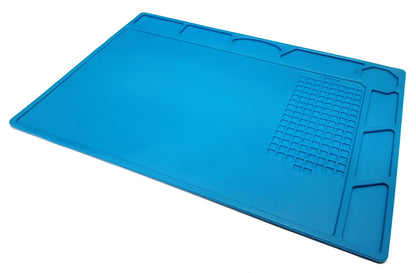 Heat Resistant Silicone Work Mat With Screw Parts Holders 32cm x 23cm  FoneFunShop   