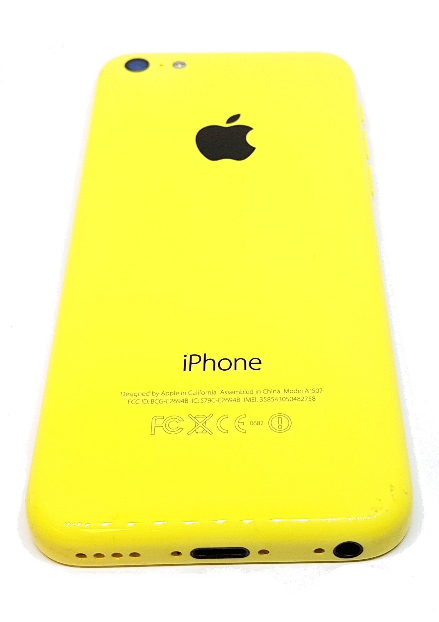 Housing For iPhone 5C Preowned Genuine Yellow With Parts Used Housing FoneFunShop   