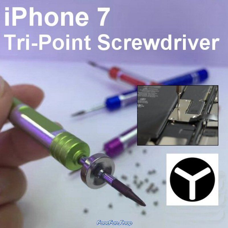 Tri Point Screwdriver For iPhone 7 Screwdriver FoneFunShop   