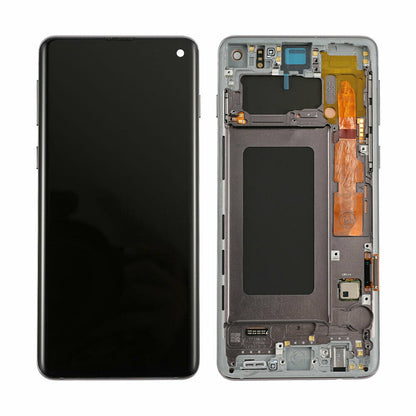 Lcd Screen For Samsung S10 G973F in Prism Black Screen FoneFunShop   