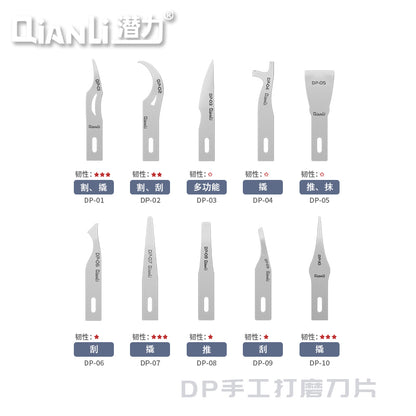 Qianli DP10 Hand Polished Logicboard BGA Degumming Clean Up Scraper Kit Qianli FoneFunShop   