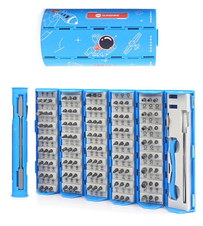 Sunshine SS5120 128 in 1 Precision Screwdriver Set For Smart Phone Repair Screwdriver FoneFunShop   