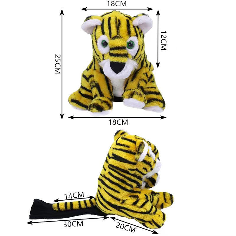 Fluffy tiger big Golf Club Wood Head Cover For #1 Driver Golf FoneFunShop   