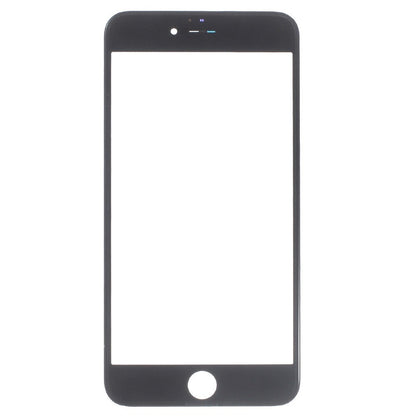 Glass Lens For iPhone 6 Plus on Frame with OCA Layer Cold Press Black 3 in 1 Lens FoneFunShop   