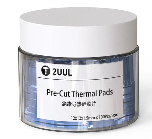 2UUL Thermal Pads Pre Cut For Shielding Logicboard IC Chips from Hot Air Rework ic Chip FoneFunShop   