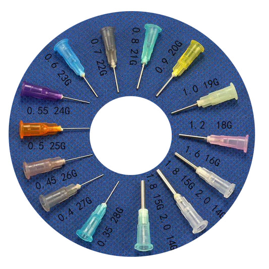 Soldering Flux Dispenser Needle Tips For Syringe Solder Paste Pack of x14 Solder FoneFunShop   