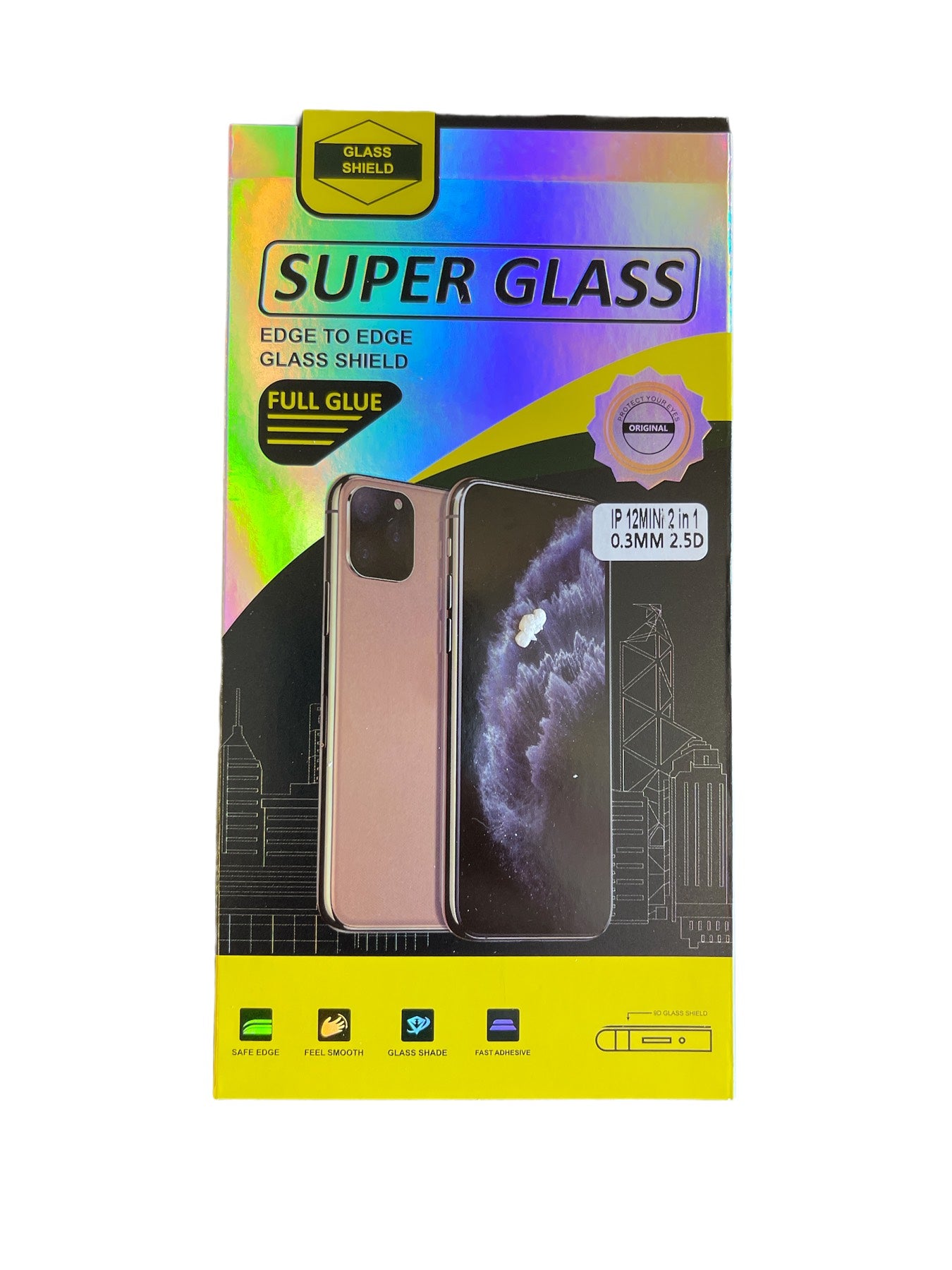 Screen Protector For iPhone 12 Mini Full Cover Front and Back Tempered Glass 9H Screen Protector FoneFunShop   