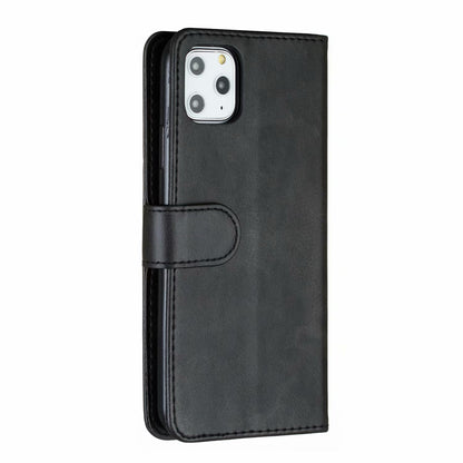 Flip Case For iPhone 13 Wallet with Zip and Card Holder Black Case Cover FoneFunShop   