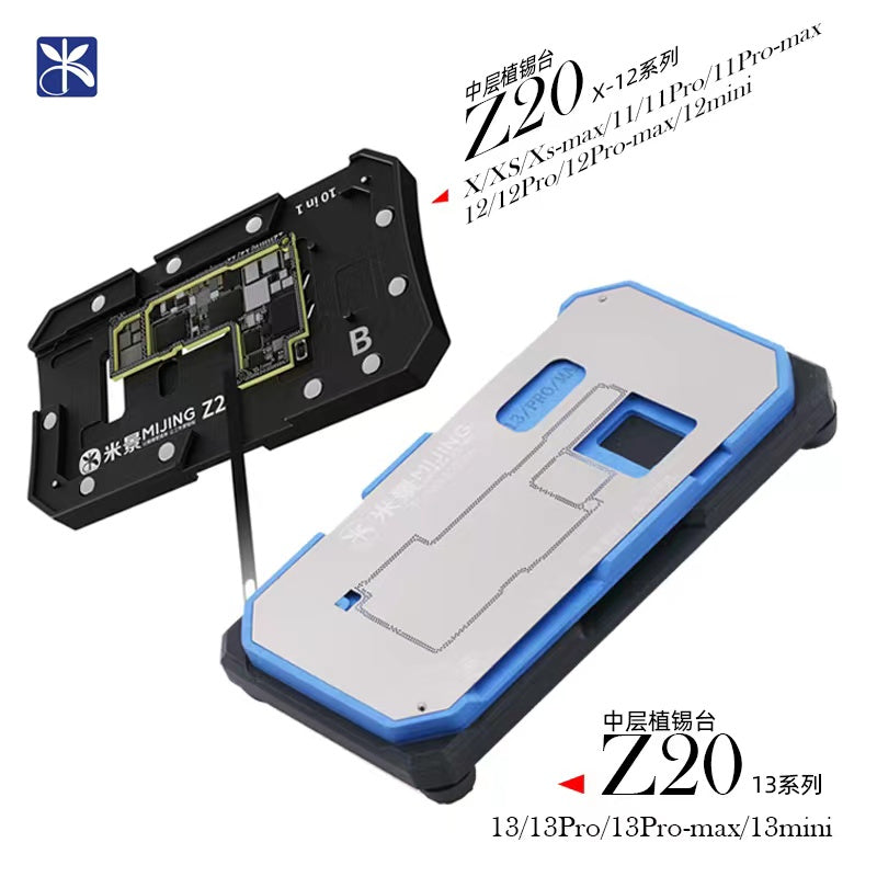 Reballing Station For iPhone 13 Series Mijing Z20 Middle Layer Phone Tools FoneFunShop   