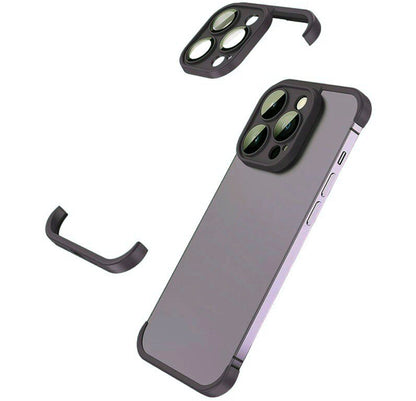 Corner Pad Protection For iPhone 15 in Black Case Cover FoneFunShop   