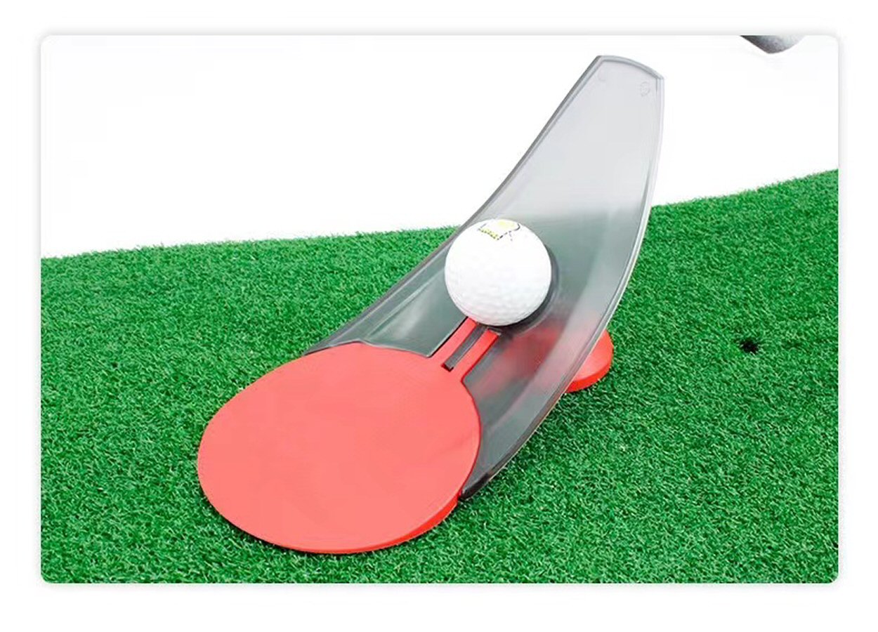 Foldable Golf Putter Putting Speed Accuracy Exerciser Training Accessory Red Golf FoneFunShop   