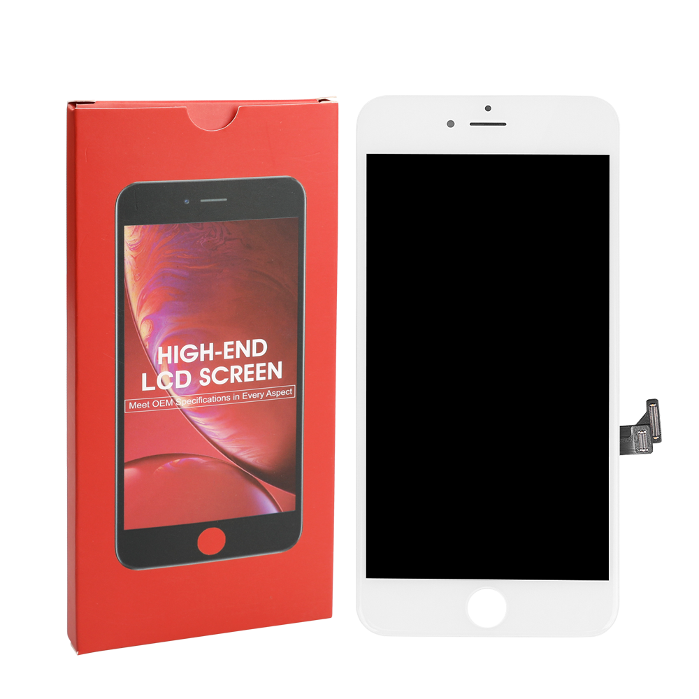 Lcd Screen For iPhone 8 PLUS White ITruColor High End Series Screen FoneFunShop   