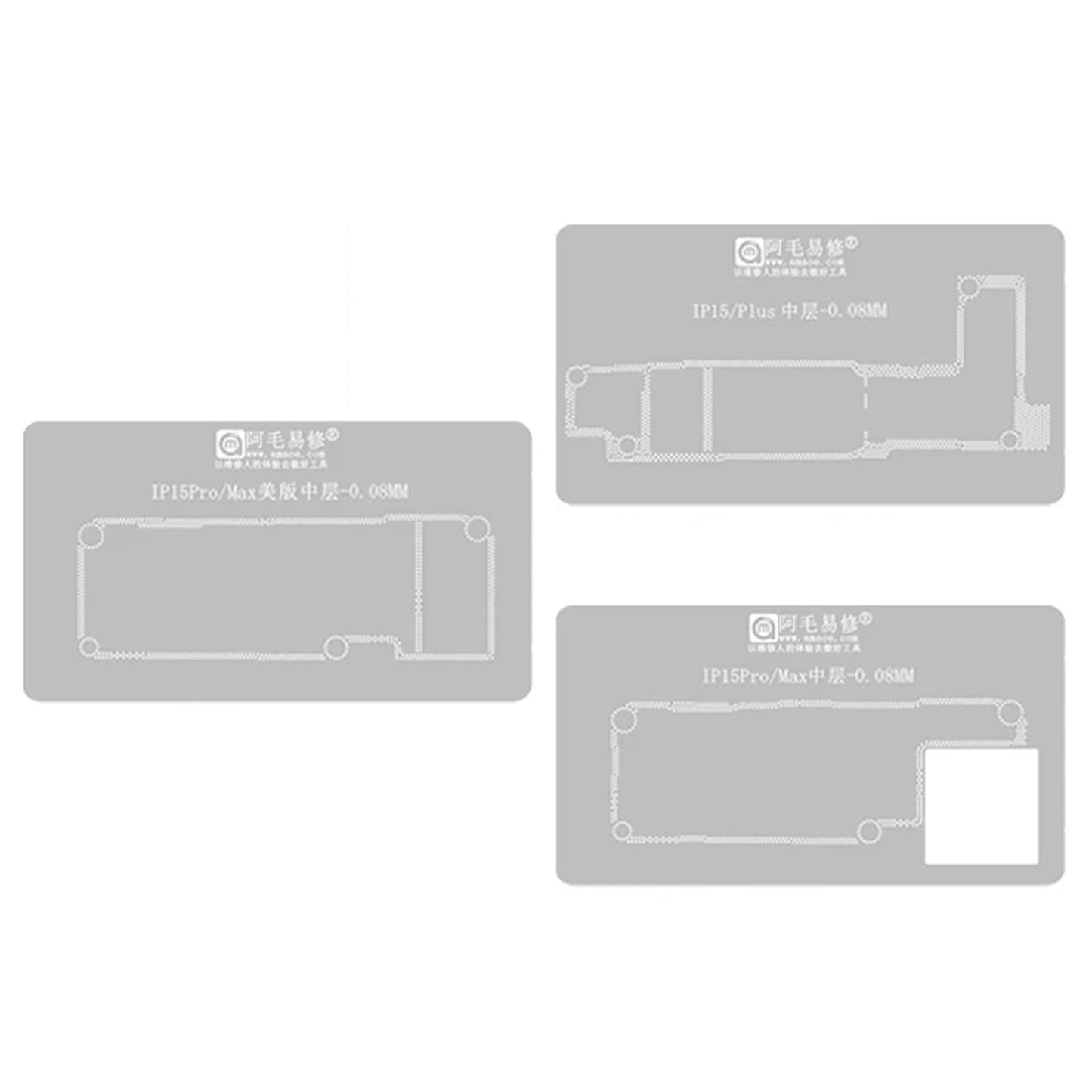 24-in-1 Middle Layer Reballing Station For iPhone X To 15 Phone Tools FoneFunShop   