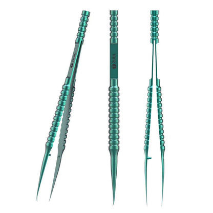 2UUL Ti02 Angled Tweezers Titanium Alloy Ultra Precice For Micro Soldering Solder FoneFunShop   