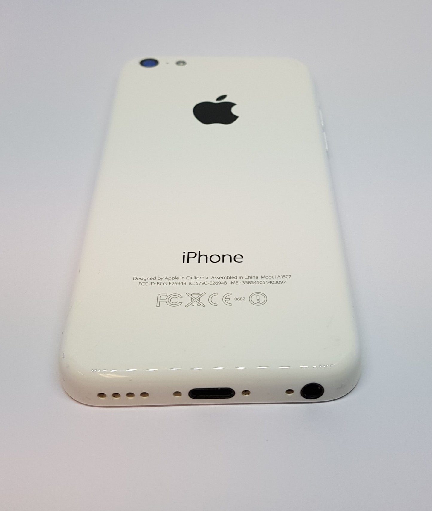 Housing For iPhone 5C Preowned Genuine White With Parts Used Housing FoneFunShop   