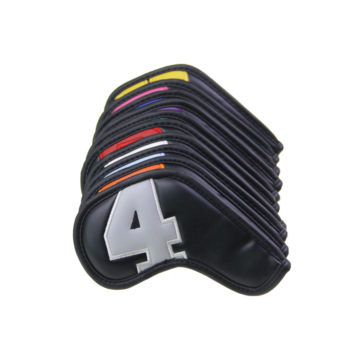 Golf Club Headcovers Irons Set 10 Pcs Club Iron Head Covers Multicoloured Golf Accessorise FoneFunShop   