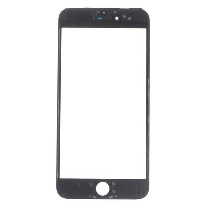 Glass Lens For iPhone 6 Plus on Frame with OCA Layer Cold Press Black 3 in 1 Lens FoneFunShop   