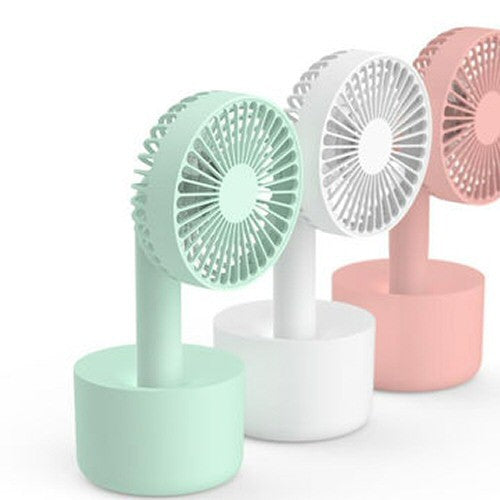 Portable Rechargeable Daisy Fan with 3 Speeds Pink  FoneFunShop   