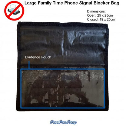 Faraday Bag Signal Blocker Large Family Time Do Not Disturb At Meal Times Faraday FoneFunShop   