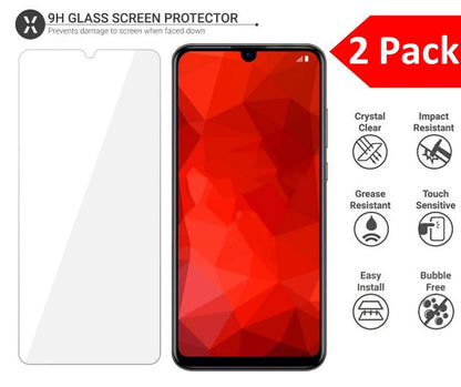 Screen Protectors For Huawei P30 Twin Pack of 2x Tempered Glass Screen Protector FoneFunShop   