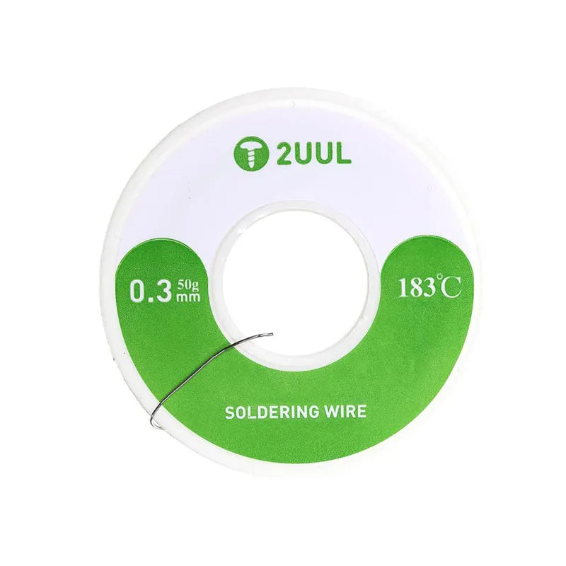 2UUL Solder Wire 0.3mm Diameter 100M 183 Degree 50g Solder Wire Solder FoneFunShop   