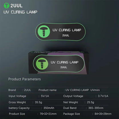 2UUL SC08 UV Curing Lamp For Solder Mask and UV Glue Adhesive Curing 2uul FoneFunShop   