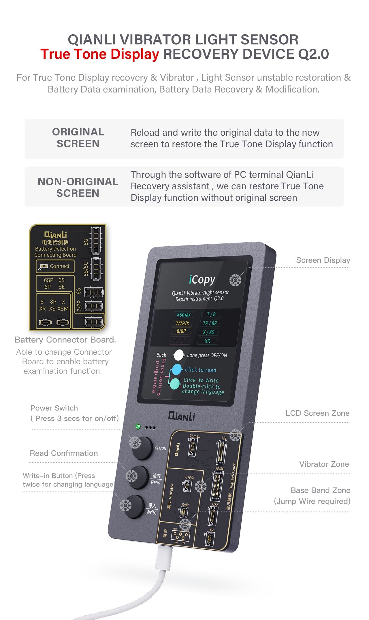 QianLi iCopy Plus V2.2 Full Package With 4 PCB Boards Qianli FoneFunShop   