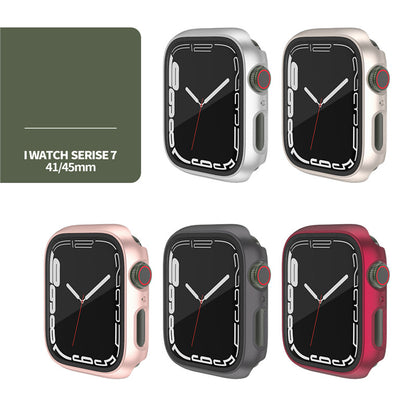 Case Screen Protector For Watch Series 7 41mm in Clear Full Body Cover Screen Protector FoneFunShop   