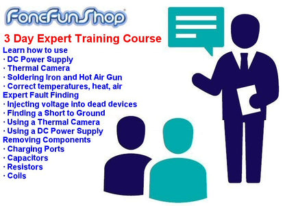 3 Day Advanced Training Course For Fault Finding, Diagnostics and Microsoldering Training FoneFunShop   