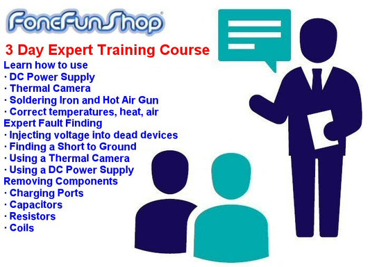 3 Day Advanced Training Course For Fault Finding, Diagnostics and Microsoldering Training FoneFunShop   