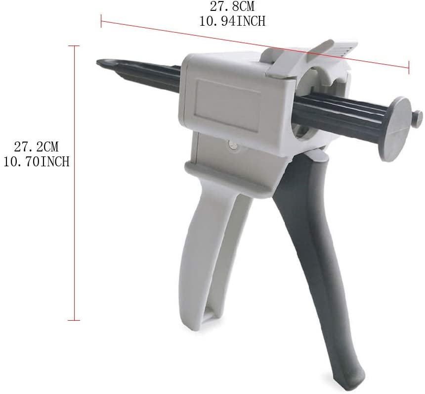 Glue Gun Dispenser For ACC 2 in 1 Glue Adhesive Twin Cartridge 10 1 50ML Adhesive FoneFunShop   