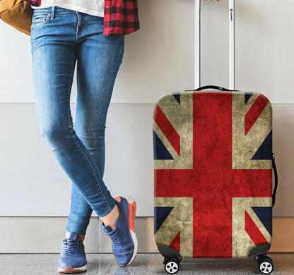 Suitcase Cover Protective Skin Elasticated Cover Union Jack 26x28 inch Large Suitcase Cover FoneFunShop   