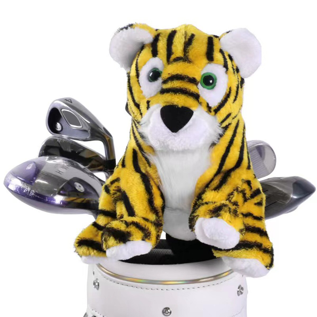 Fluffy tiger big Golf Club Wood Head Cover For #1 Driver Golf FoneFunShop   