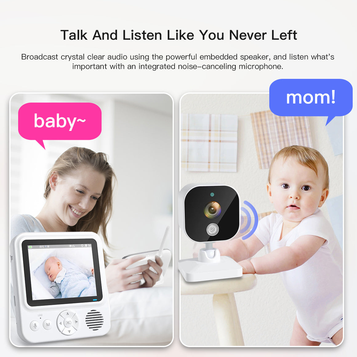 2.8 inch Wireless Video Night Vision Baby Monitor Security Camera Camera FoneFunShop   